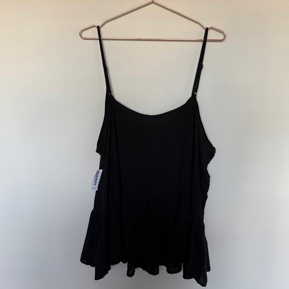 Old Navy Womens Milkmaid Coquette Babydoll Tank Top XXL Dark Cottagecore NEW - Picture 5 of 5